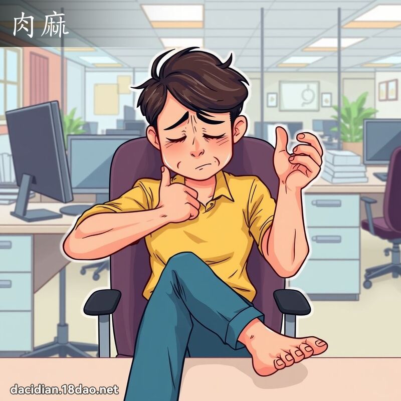 肉麻 - 国语大辞典配图