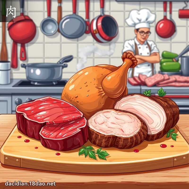 汉字: 肉 (多音字)