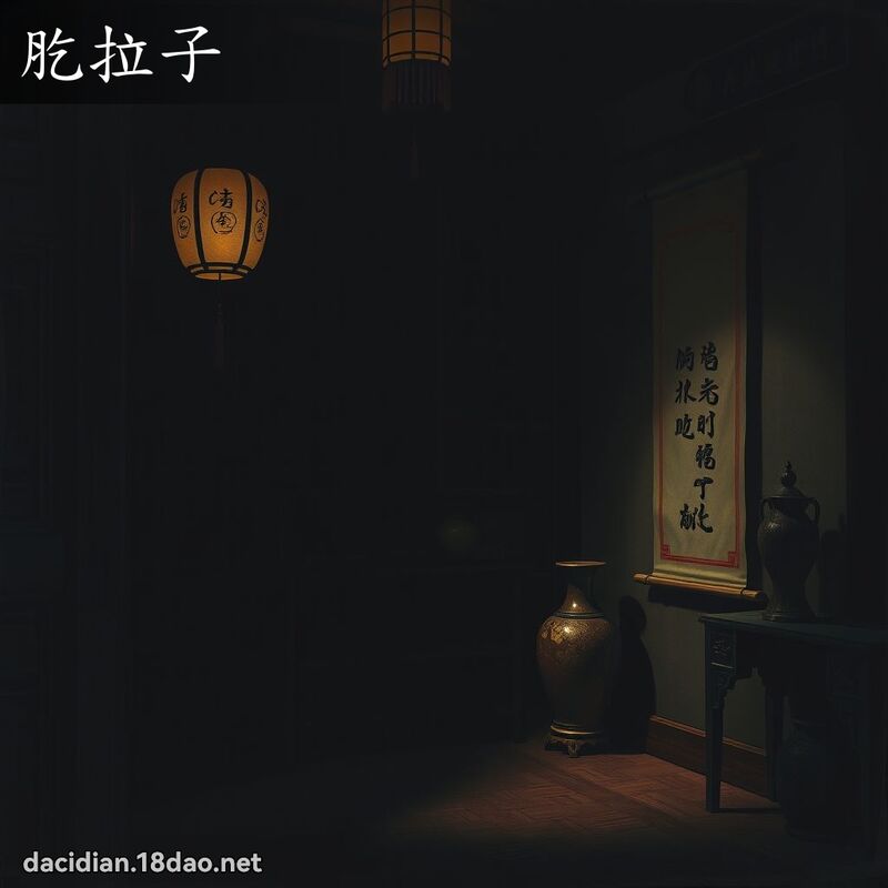 肐拉子 - 国语大辞典配图