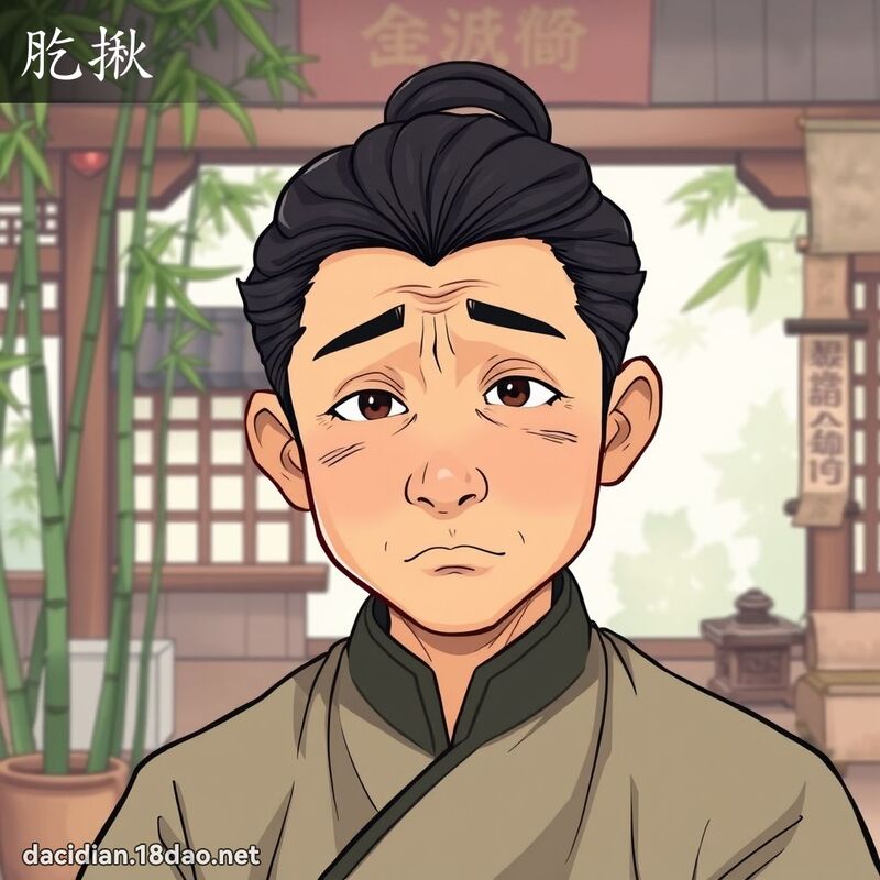肐揪 - 国语大辞典配图