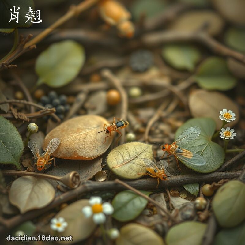 肖翹 - 國語大辭典配圖