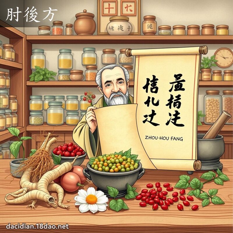 肘後方 - 國語大辭典配圖