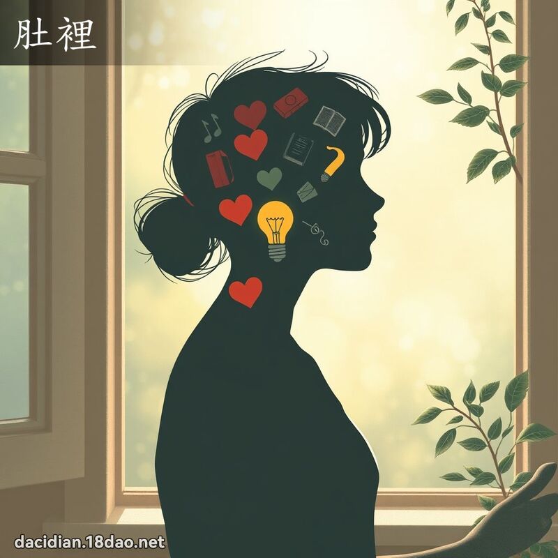 肚里 - 国语大辞典配图