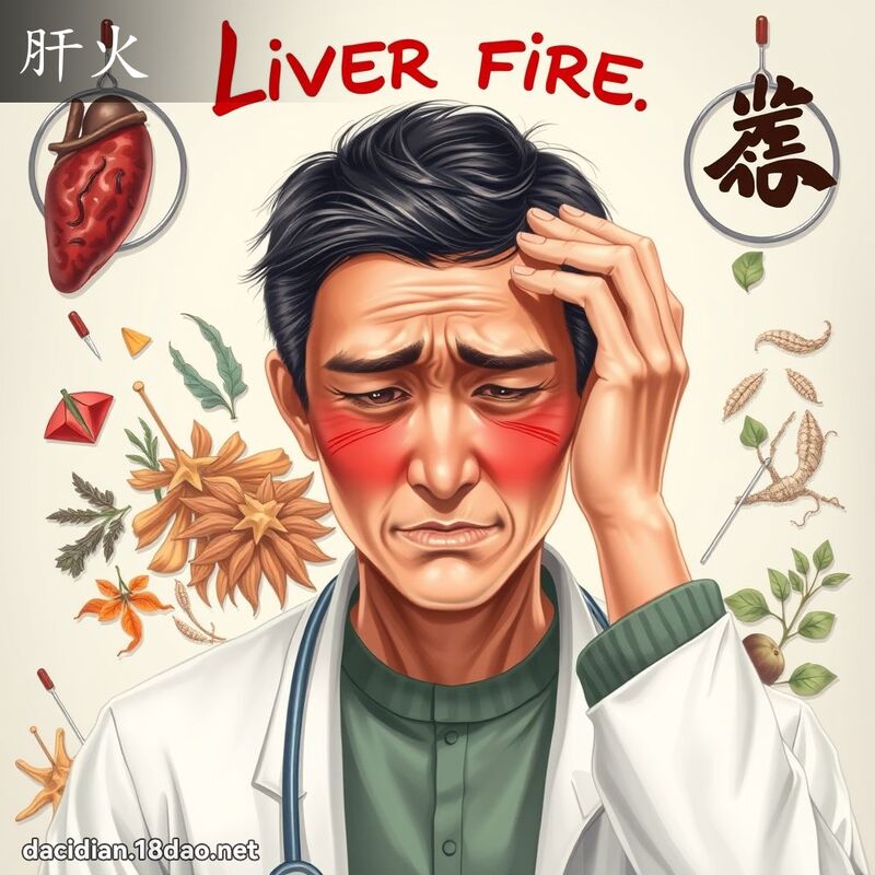 肝火 - 國語大辭典配圖