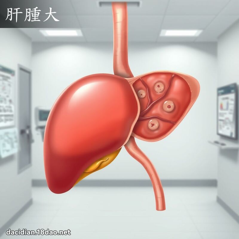 肝肿大 - 国语大辞典配图