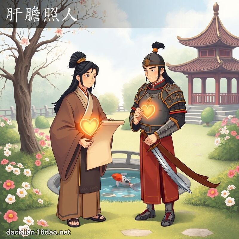 肝胆照人 - 国语大辞典配图
