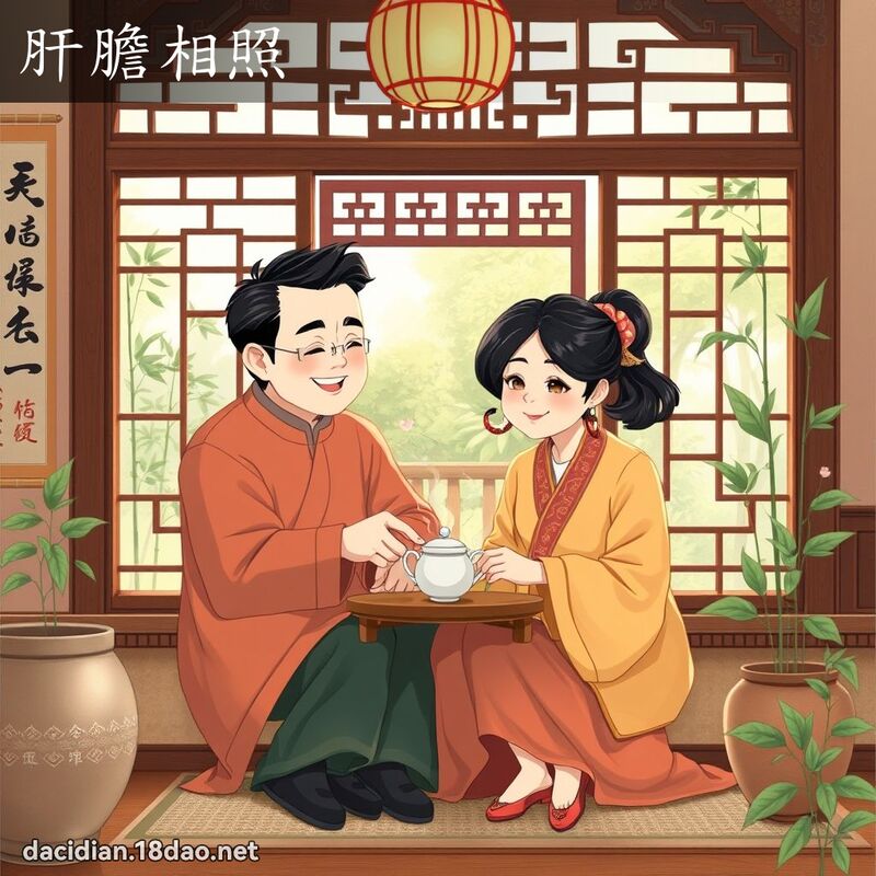 肝膽相照 - 國語大辭典配圖