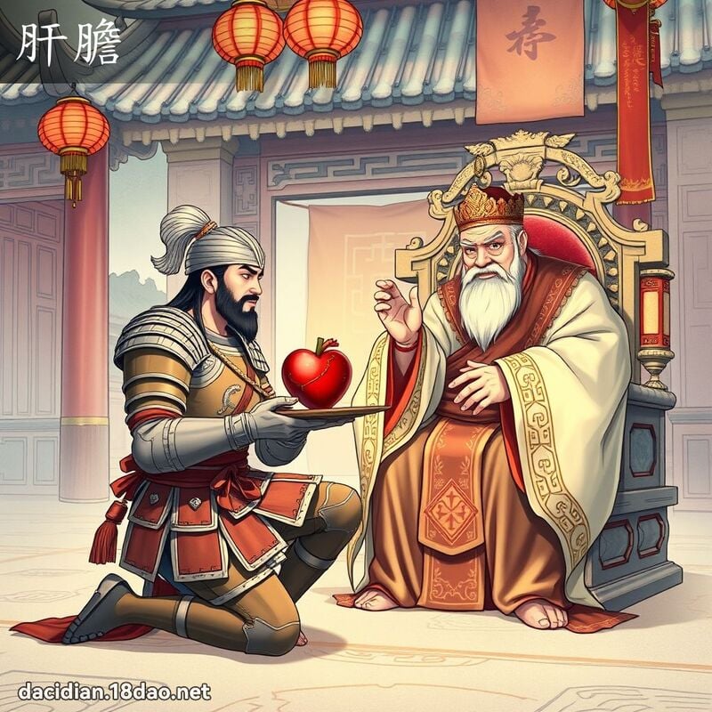 肝胆 - 国语大辞典配图