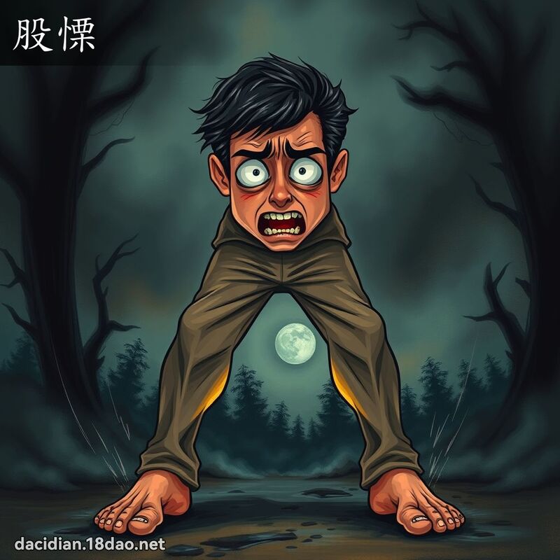 股慄 - 國語大辭典配圖