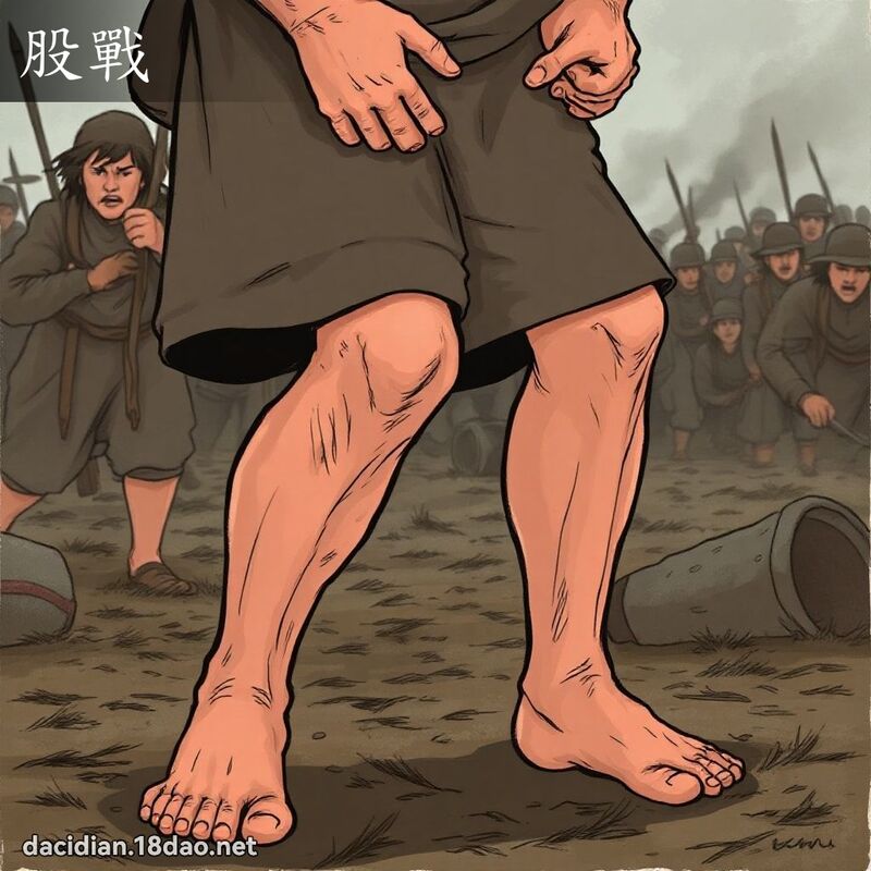 股戰 - 國語大辭典配圖