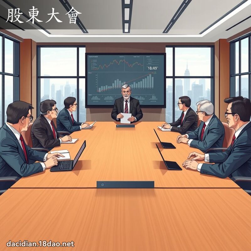 股東大會 - 國語大辭典配圖