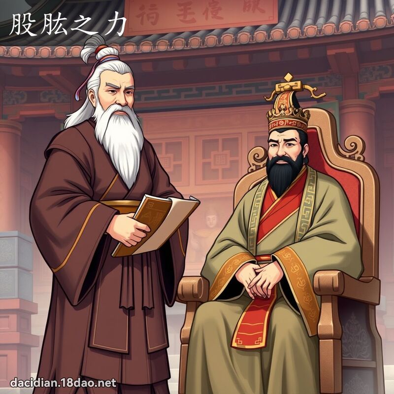 股肱之力 - 国语大辞典配图