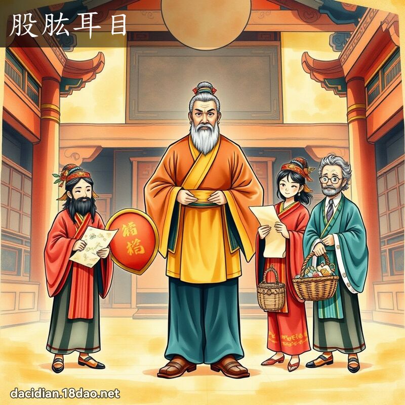 股肱耳目 - 國語大辭典配圖