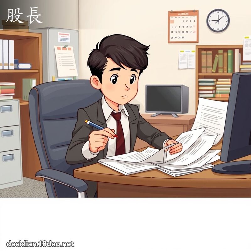 股長 - 國語大辭典配圖