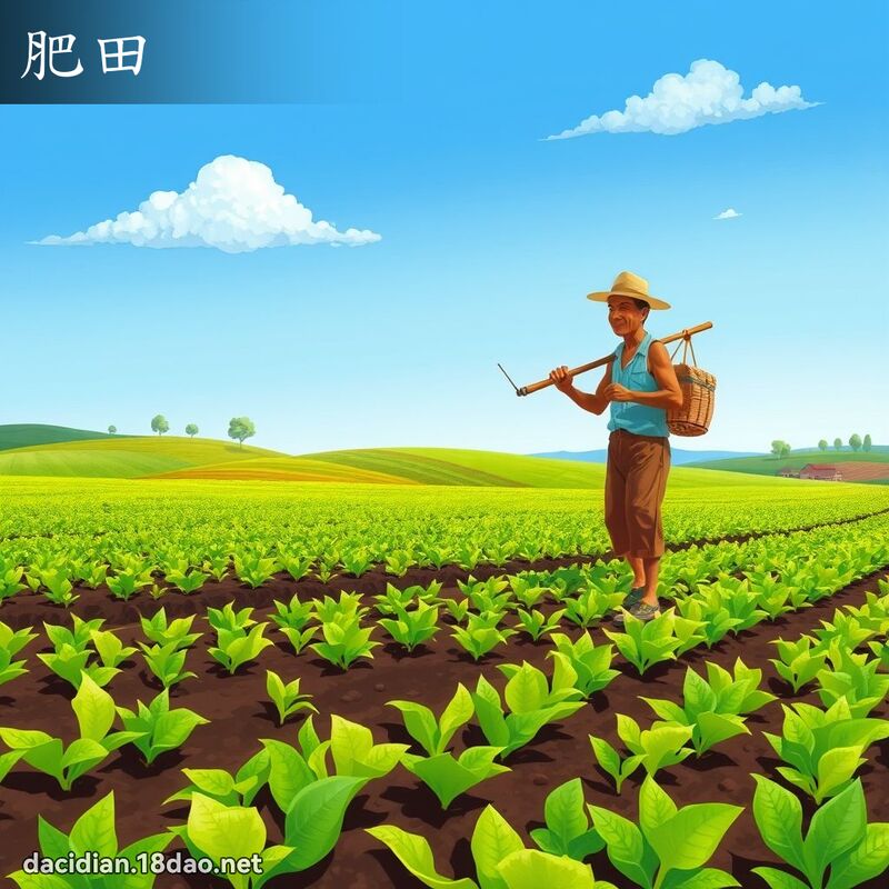 肥田 - 国语大辞典配图