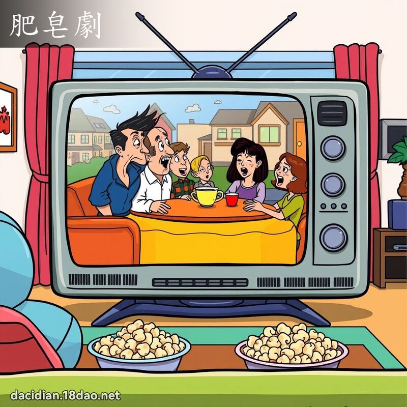 肥皂剧 - 国语大辞典配图