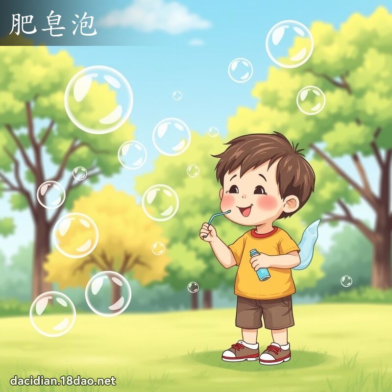 肥皂泡 - 國語大辭典配圖