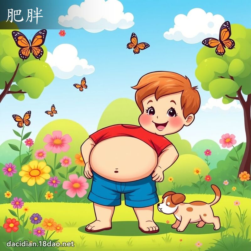 肥胖 - 國語大辭典配圖