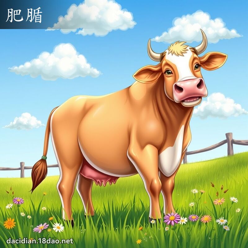 肥腯 - 國語大辭典配圖