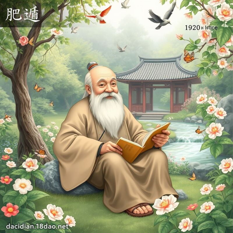 肥遁 - 國語大辭典配圖