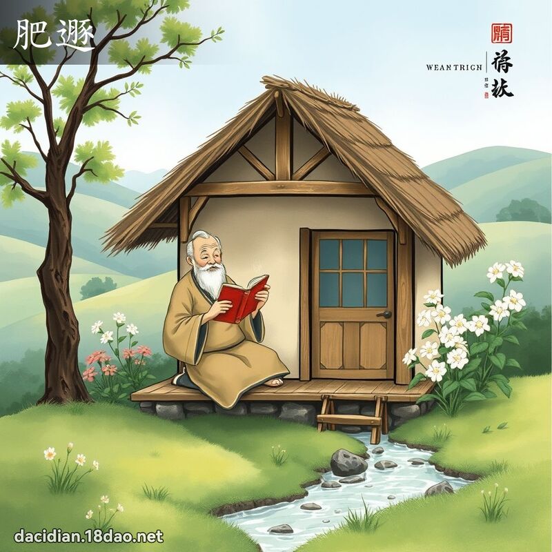 肥遯 - 國語大辭典配圖