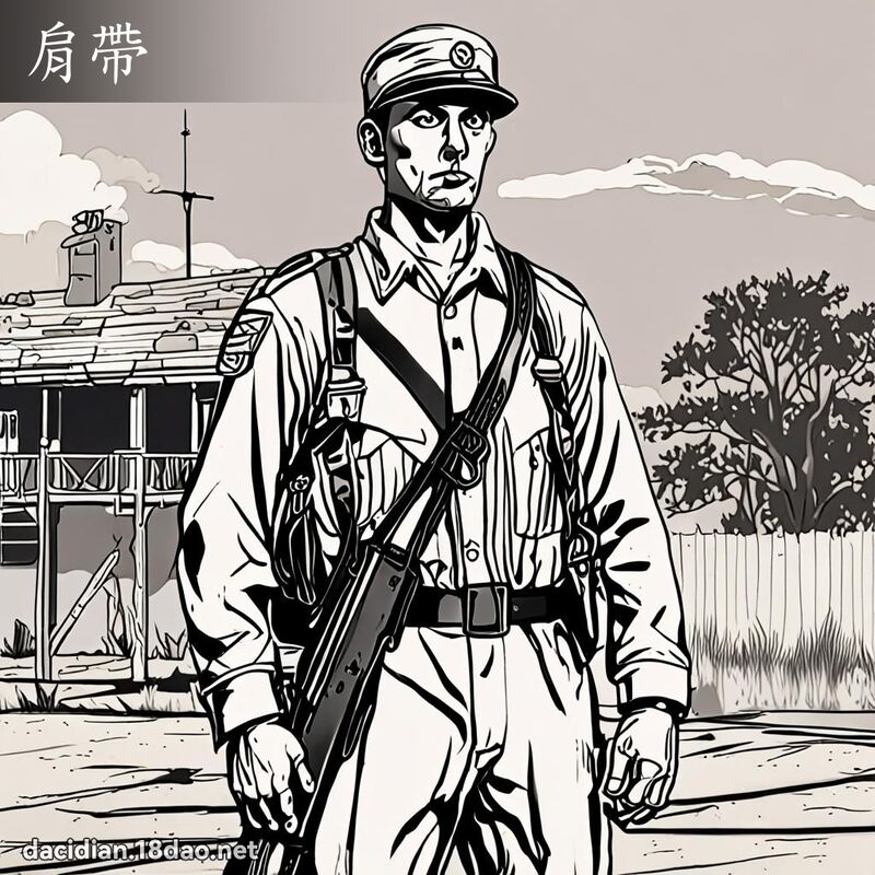 肩帶 - 國語大辭典配圖
