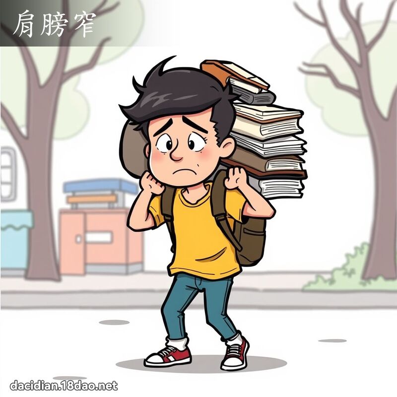 肩膀窄 - 國語大辭典配圖