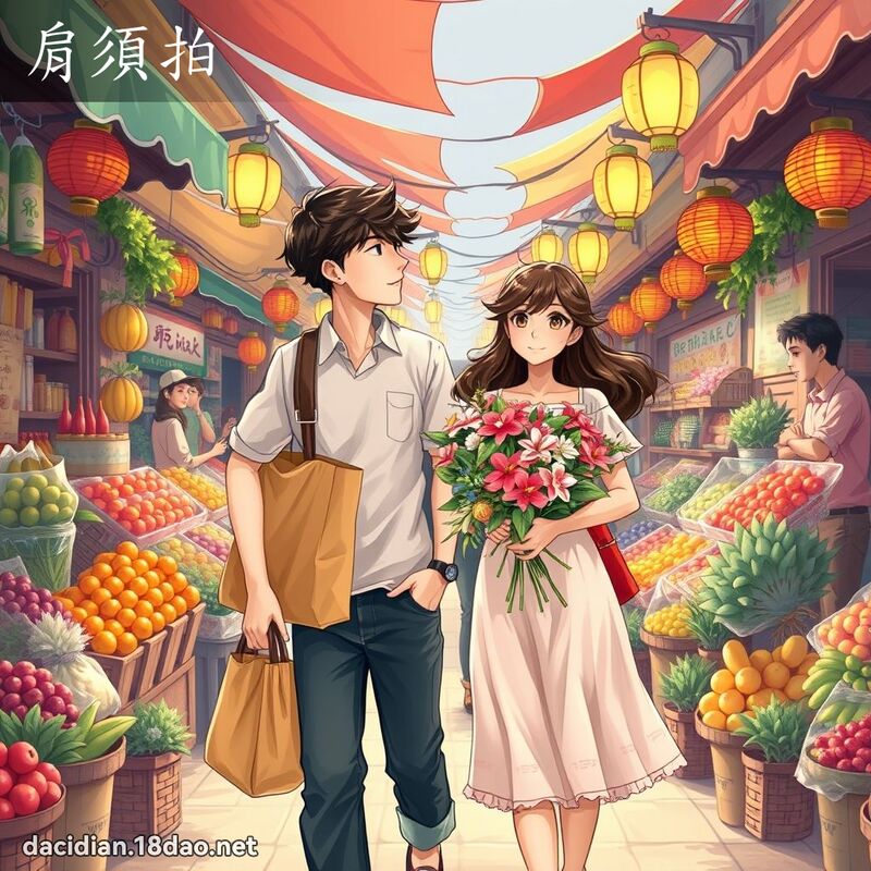 肩須拍 - 國語大辭典配圖