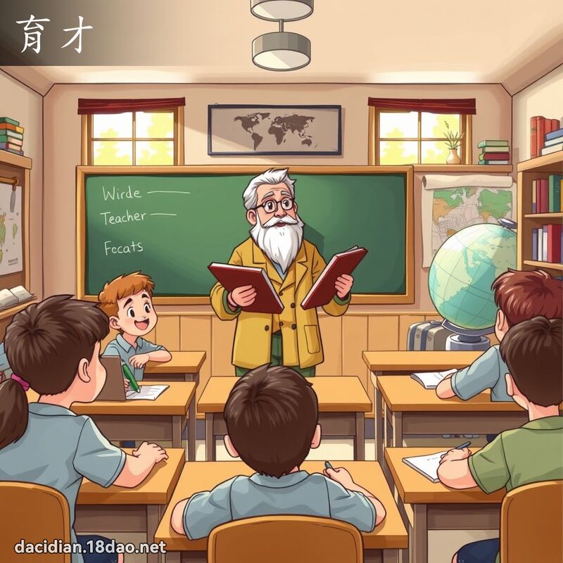 育才 - 国语大辞典配图