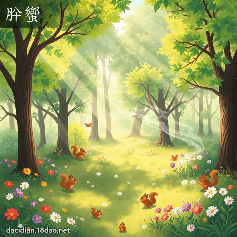 肸蠁 - 國語大辭典配圖
