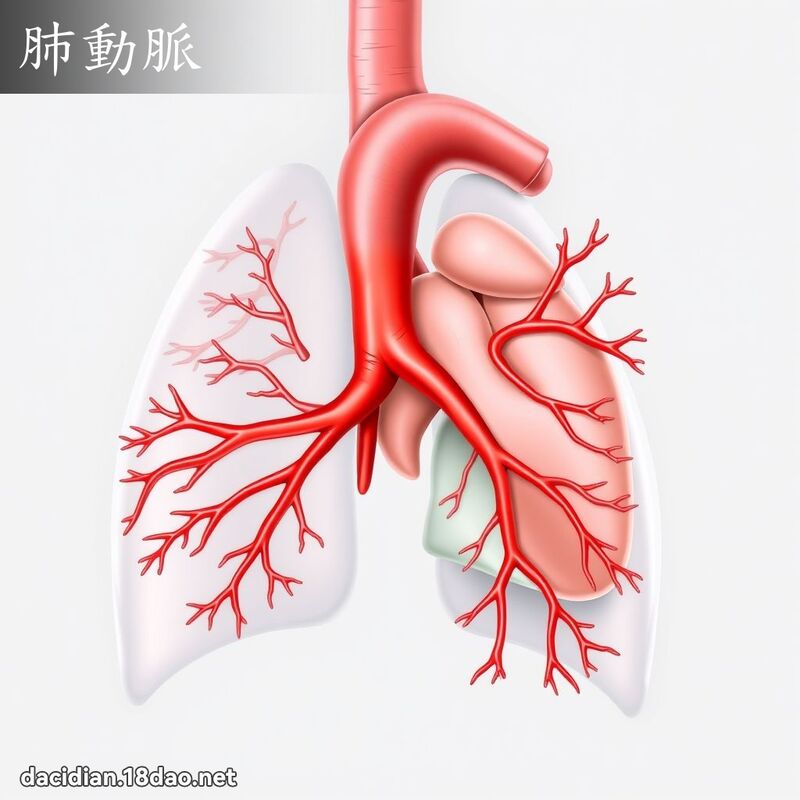 肺动脉 - 国语大辞典配图