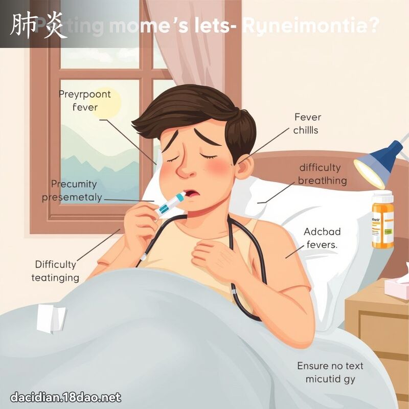 肺炎 - 国语大辞典配图
