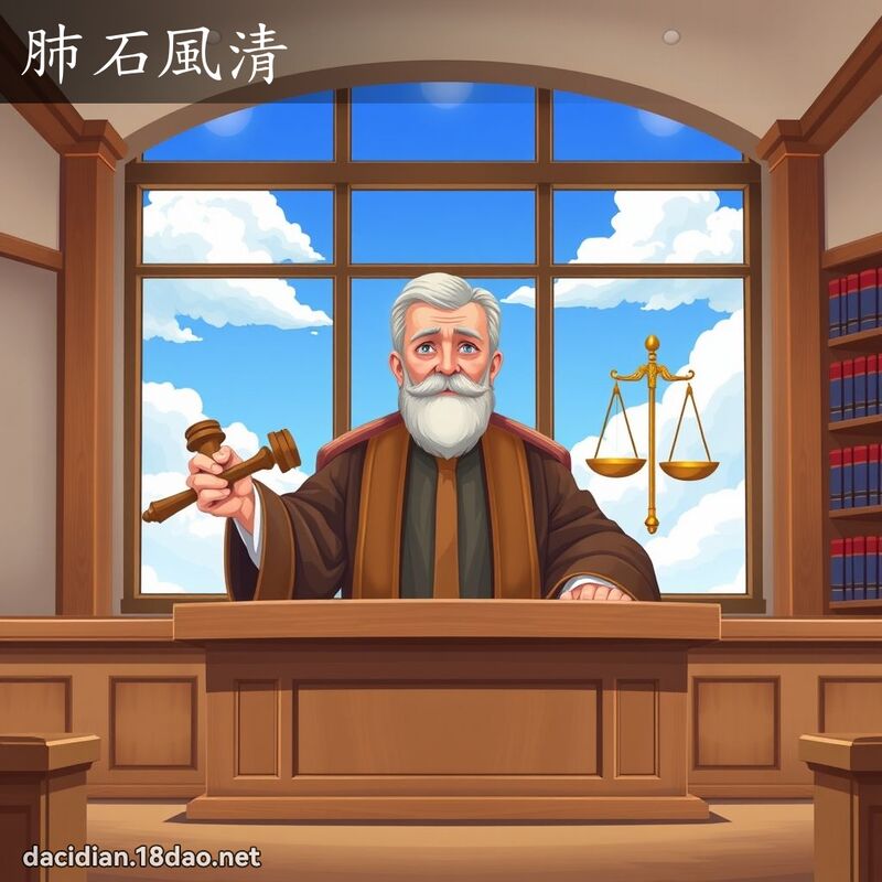 肺石風清 - 國語大辭典配圖