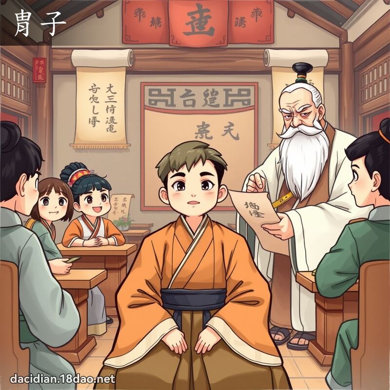 胄子 - 國語大辭典配圖