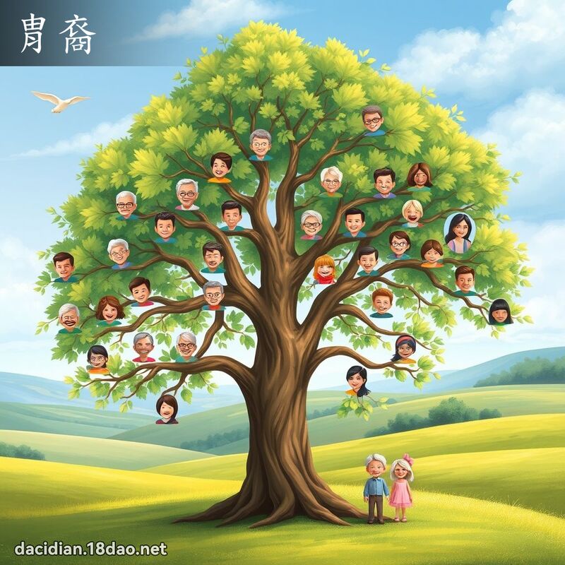 胄裔 - 國語大辭典配圖