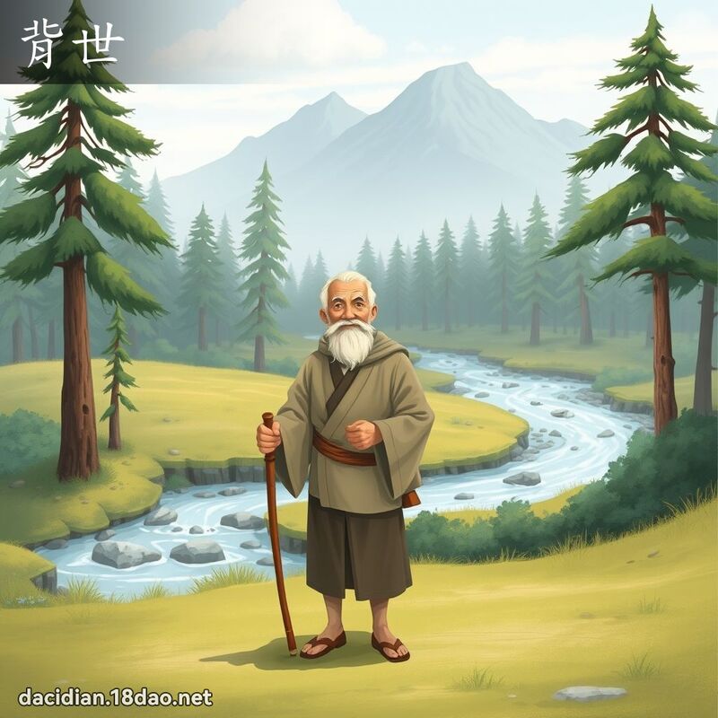 背世 - 國語大辭典配圖
