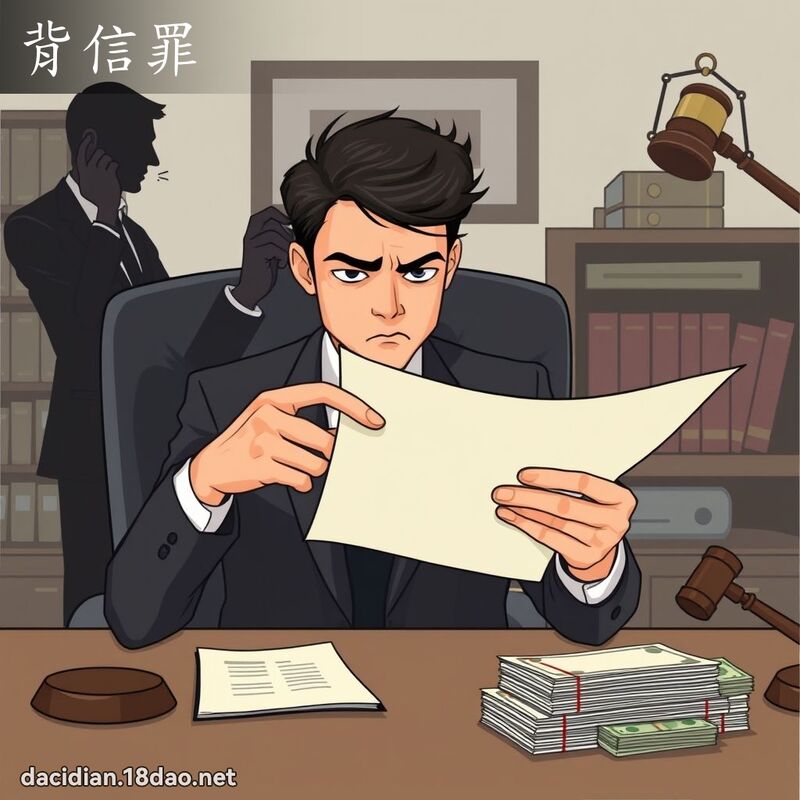 背信罪 - 國語大辭典配圖