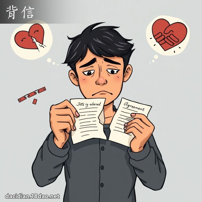 背信 - 国语大辞典配图