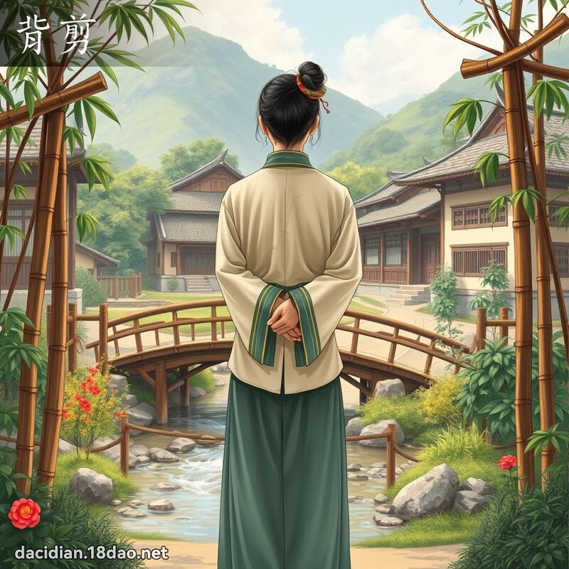 背剪 - 国语大辞典配图