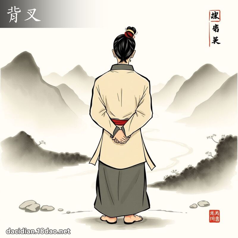 背叉 - 国语大辞典配图