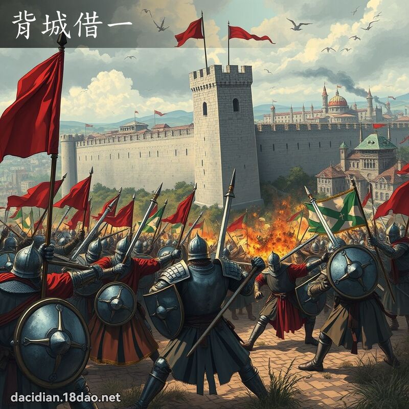 背城借一 - 国语大辞典配图