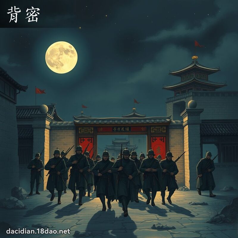 背密 - 国语大辞典配图