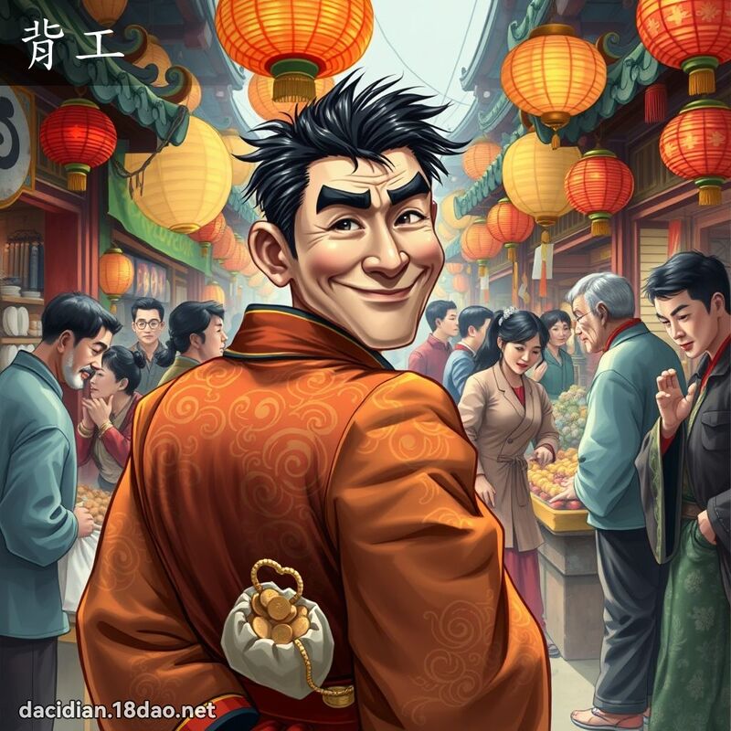 背工 - 国语大辞典配图