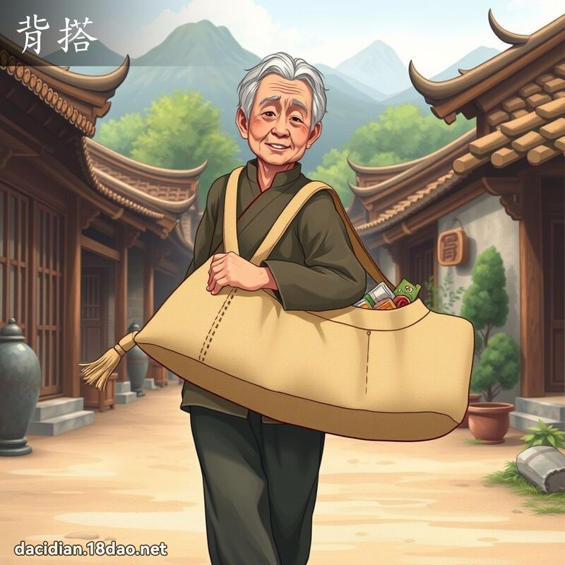 背搭 - 國語大辭典配圖