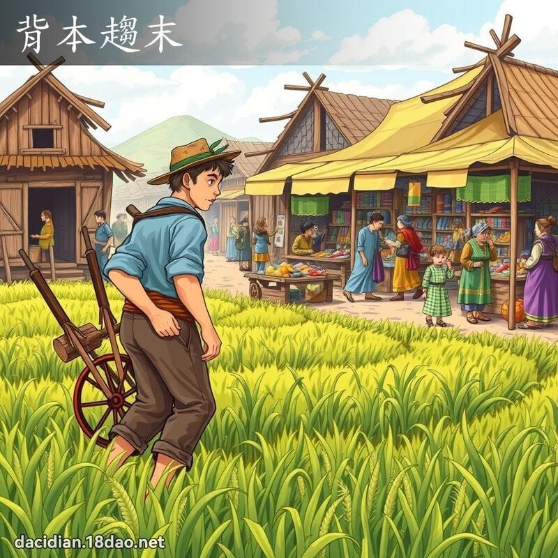 背本趋末 - 国语大辞典配图