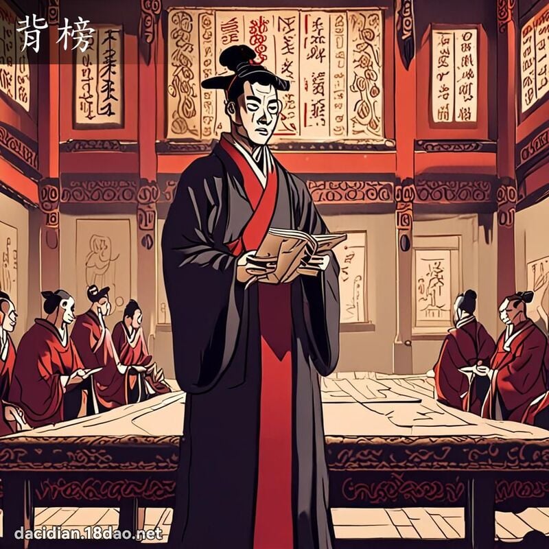 背榜 - 國語大辭典配圖