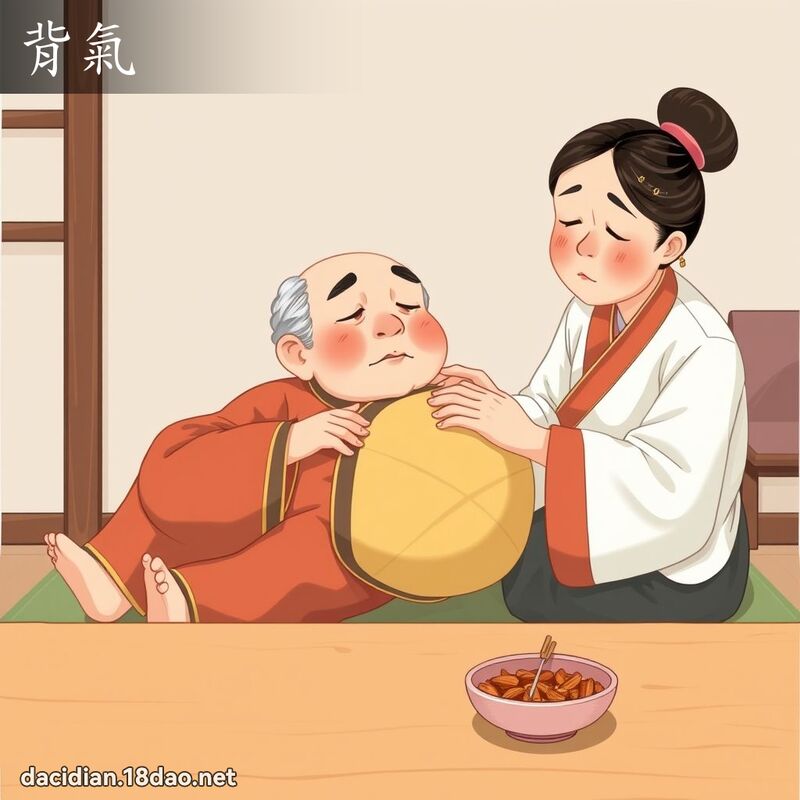 背气 - 国语大辞典配图