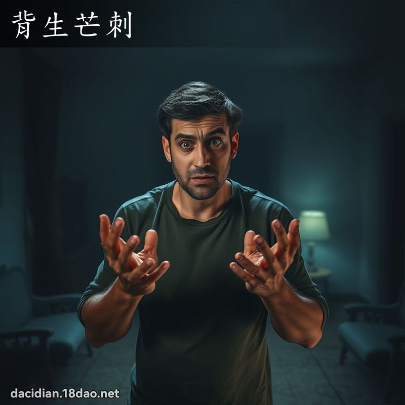 背生芒刺 - 國語大辭典配圖