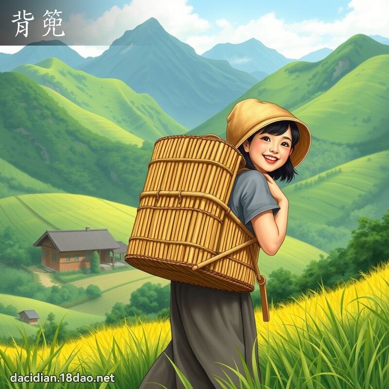 背篼 - 國語大辭典配圖