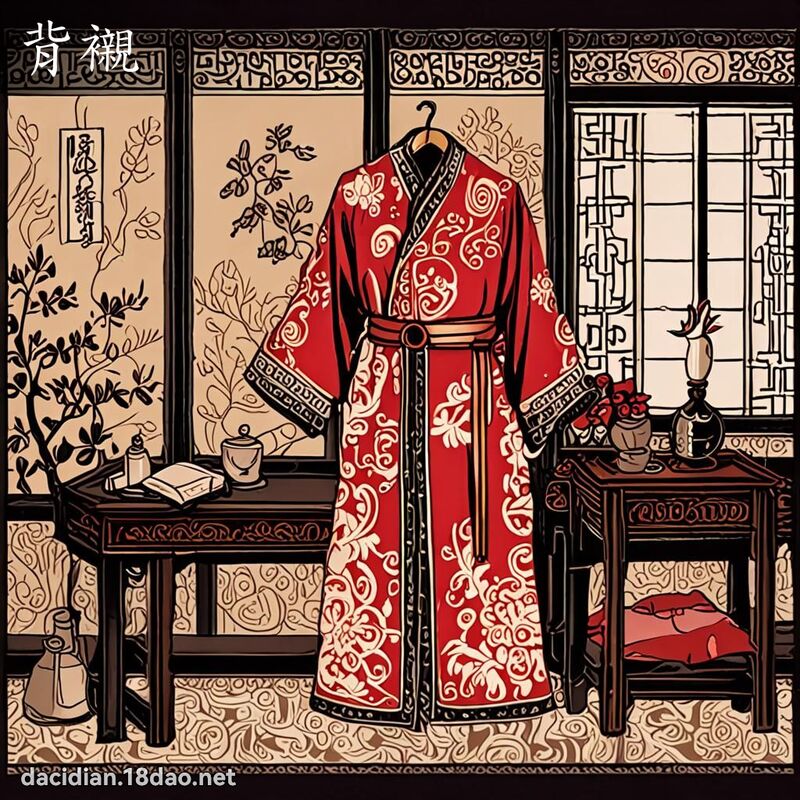 背衬 - 国语大辞典配图